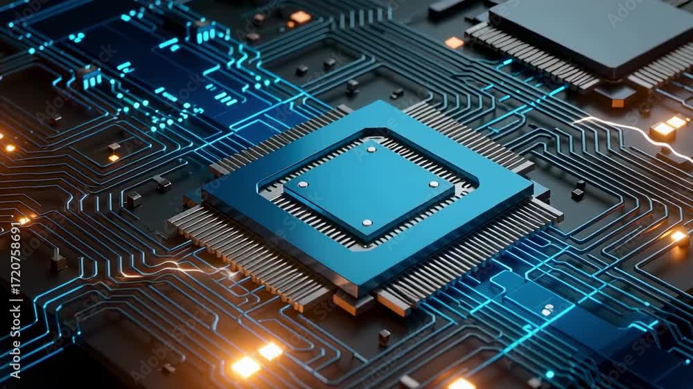 Poster understanding computer chips: exploring technology, circuits, and microprocessors in detail