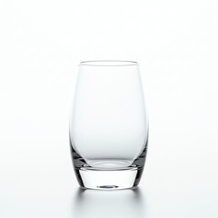 Empty glass with transparent background