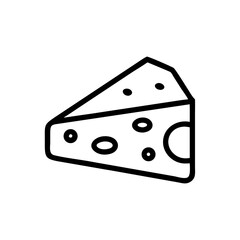 Cheese Wedge Slice Food Icon For Web And Graphic Design