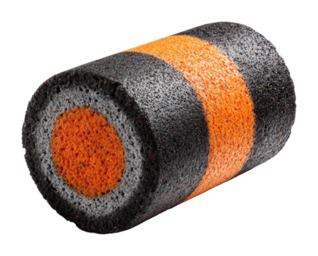 Roller in action home improvement product isolated on transparent background