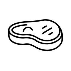 Fresh Meat Steak Grocery Item Icon For Web And Graphic Design