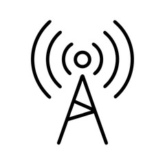 GPS Location Navigation Antenna Signal Icon For Web And Graphic Design