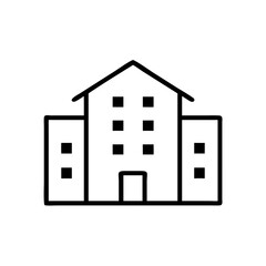 Housing Apartment Window Building Symbol Icon For Web And Graphic Design