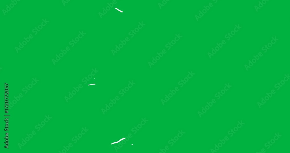 Aufkleber abstract white lines forming minimalist grid on transparent background, showcasing tech data flow