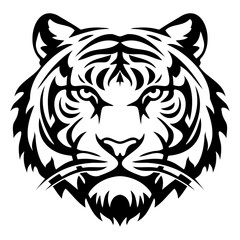 tiger head icon logo vector