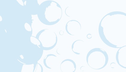 Abstract Light Blue Circles Background.