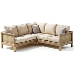 Wicker Sectional Outdoor Sofa with Cushions sectional sofa