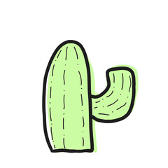 vector illustration of a cactus