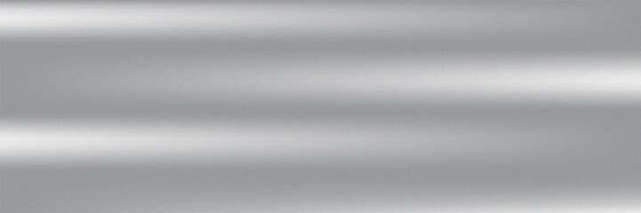 Silver foil background with a metallic mirror texture. Chrome gradient surface with a slight sheen. Gray aluminum sheet with reflections. Abstract cool background of platinum and titanium. Vector
