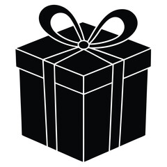 wrapped present vector icon