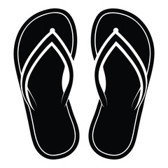flip flops vector icon