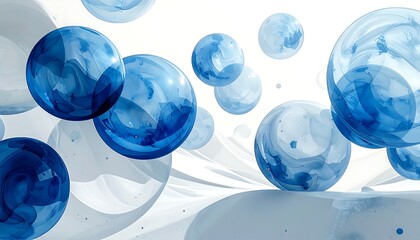 Abstract spheres in motion