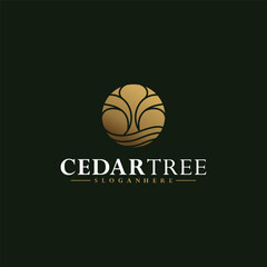 Cedar Tree luxury logo design ideas