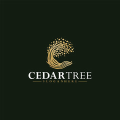 Cedar Tree luxury logo design ideas