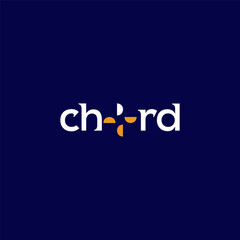wordmark Chord modern logo design ideas