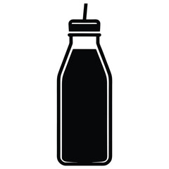 juice bottle vector icon