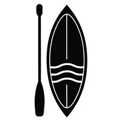 paddleboard vector icon