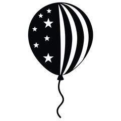 party balloon vector icon