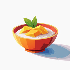 A delicious and healthy bowl of hot vegetable soup with cream on top.