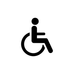 disabled parking sign icon