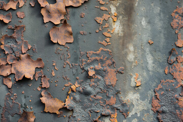 Peeling Rust &mdash; Industrial Texture of Decay