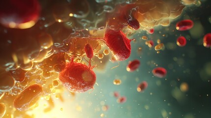 Parasitic organisms infecting cells within a host organism.