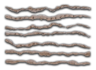 Textured beige stripes in varying widths and shapes for design use