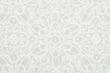 Floral pattern on white sheet, texture for Design, Presentation, Business, background and art