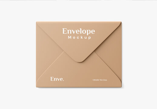 Stationery Envelop Card PSD MockupTemplate