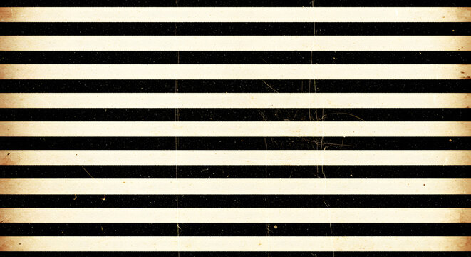 Black and beige horizontal stripes with a vintage, aged effect.