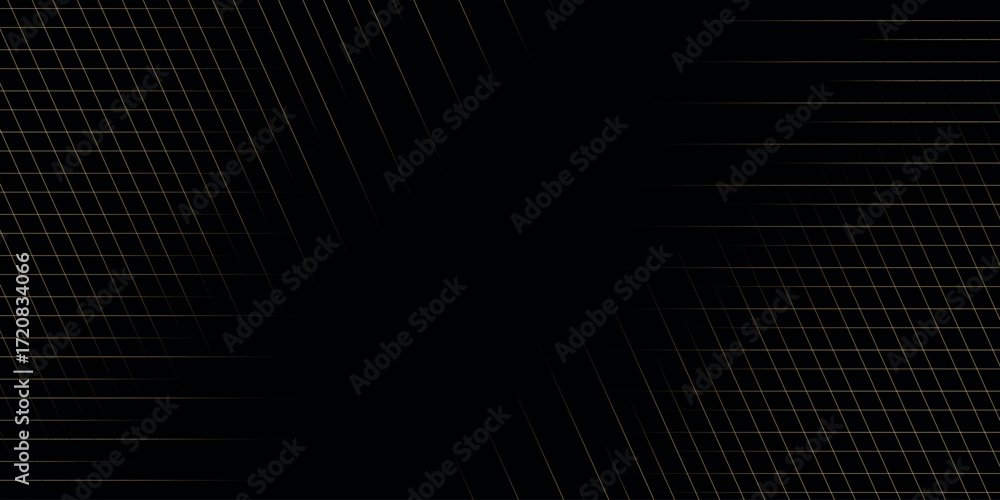 Poster abstract background with a sparkling gold wavy line design. minimalist background concept with luxur