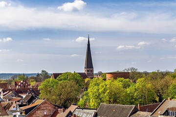 view of the old town of salzwedel