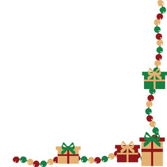 Christmas Corner with Gift