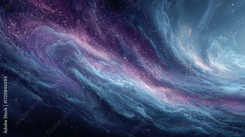 Canvas Prints cosmic swirls of beautiful abstract background in cosmic colors