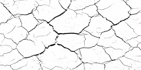 High-resolution cracked earth texture background. Natural dry soil surface with detailed fissures, abstract pattern, perfect for design, grunge effect, environmental or climate concept visuals.