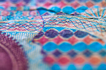 Colorful Abstract Patterns in Textile Design with Intricate Details