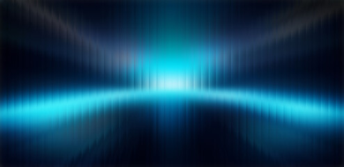 Stunning teal light streaks create a modern, professional background for technology or science...