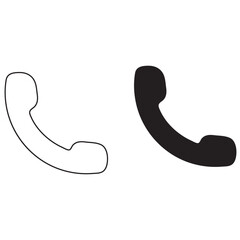 phone icon vector for communication