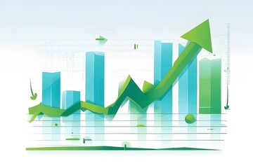 business graph showing growth