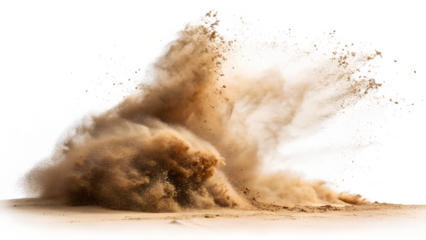 Brown-Sand-Explosion