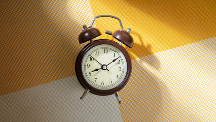 Wake up to opportunity with this vintage alarm clock, perfect for time management themes or nostalgic designs needing that old-fashioned reminder