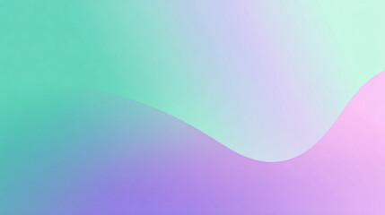 Smooth pastel gradient background blending mint green into soft lavender, minimal seamless full-frame design 