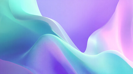 Elegant gradient surface featuring soft tones of mint and lavender merged smoothly, seamless minimal design 