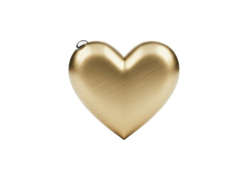 Isolated gold heart with droplet, love, valentines day, gift, romantic and glossy