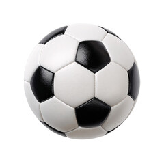Obraz premium Classic soccer ball isolated on transparent background