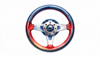 A Simple F1 Steering Wheel Seen from Above
