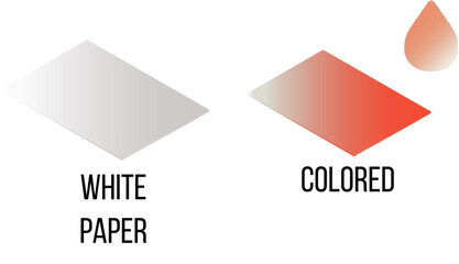 Print Industry Symbols and CMYK Icons for Graphic and Editorial Design Paper