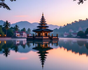  Lake Reflection at Dawn