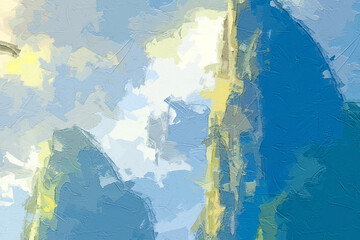 Various oil paintings, flowers, chrysanthemums, lake scenery, roses, peonies, waterfalls, forests, spotted deer, flying birds, mountains and waters