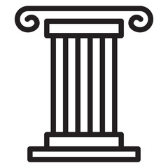 Greek Column Icon